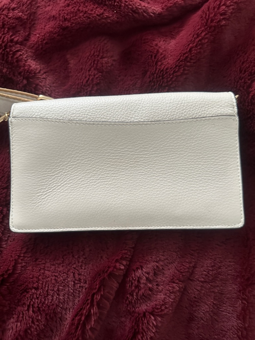 Coach Pebbled Leather Crossbody in Chalk with Gold-Tone Hardware - Picture 6 of 9